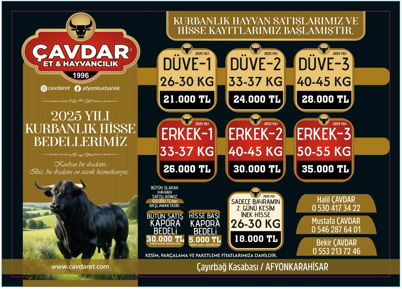 Alo Adak | Online Adaklık Kurban | Akika Kurbanı | Şükür Kurbanı | Afyon Adaklık Kurban